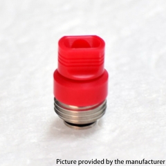 PRC Quantum Style SS Base + POM 510 Drip Tip for SXK BB Billet Box Mod Kit - Red