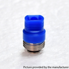 PRC Quantum Style SS Base + POM 510 Drip Tip for SXK BB Billet Box Mod Kit - Blue