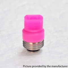 PRC Quantum Style SS Base + POM 510 Drip Tip for SXK BB Billet Box Mod Kit - Pink