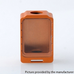 PRC Style Aluminum Alloy Boro Tank for SXK BB Billet AIO Box Mod Kit - Brown