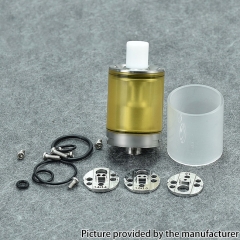 Mea Culpa Style 316SS 22mm MTL RTA 3.5ml w/4 Airdisks + PC Tank- Sliver