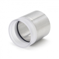 Replacement 316SS + PC Tank for Mea Culpa Style 22mm MTL RTA 3.5ml - Silver