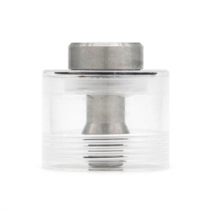 (Ships from Germany)Steam Tuners Style Nano Replacement Tank + Chimney for Fev Flash e-Vapor V4.5S Style RTA Tank 2.5ml - Transparent