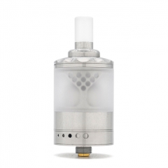 Vazzling Hurricane 1.4 NG 24mm RTA Rebuildable Tank Atomizer 3ml - Silver