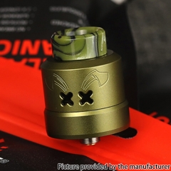 Authentic Hellvape Dead Rabbit Max RDA 28mm w/BF Pin - Army Green