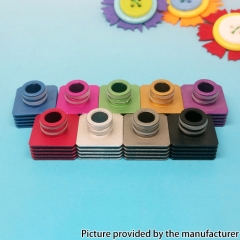 Replacement Square Aluminum Heat Insulation Gasket for 510 Thread Atomizers - Blue