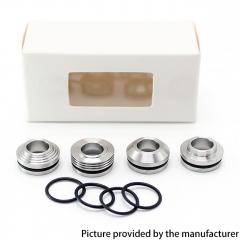 Replacement Top Cover for SXK Rubik Style RBA 4pcs - Silver