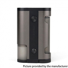 Authentic Dovpo X Across Pump Squonker 18650/20700/21700 Box Mod 9ml - Gunmetal