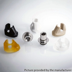 Monarchy Cyber Style 510 Drip Tip Set  DL MTL 510 Connector + Mouthpiece - Sliver