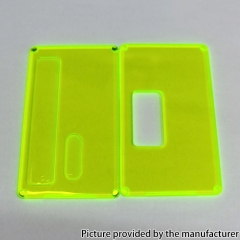 Authentic MK MODS Square Button Style Panels for BB Billet Box - Fluo Yellow