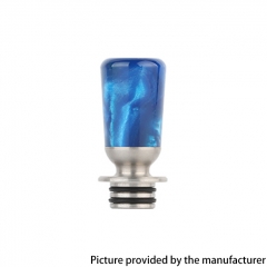 Authentic Focivape 510 Drip Tip AS324 for RBA / RTA / RDA Vape Atomizer - Blue