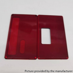 Authentic MK MODS Square Button Style Panels for BB Billet Box - Red