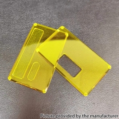 Authentic MK MODS Square Button Style Panels for BB Billet Box - Yellow