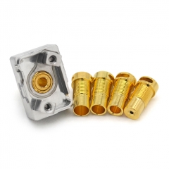 Vazzling Bridg Wick D V2 RBA Style MTL / DL RBA Rebuildable Atomizer w/ 2.5mm Airflow Insert for SXK BB Billet Box Mod Kit - B Version