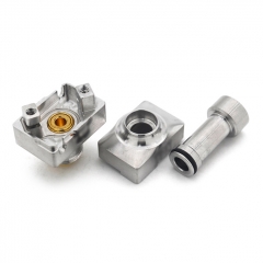 Vazzling Bridg Wick D V2 RBA Style MTL / DL RBA Rebuildable Atomizer w/ 2.5mm Airflow Insert for SXK BB Billet Box Mod Kit - B Version