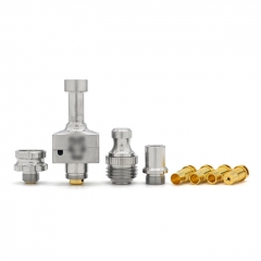 Vazzling Bridg Wick D V2 RBA Style MTL / DL RBA Rebuildable Atomizer w/ 2.5mm Airflow Insert for SXK BB Billet Box Mod Kit - B Version