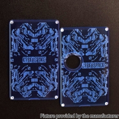 Authentic MK MODS Cyberspace panels for Pulse Aio Mod Kit - Blue