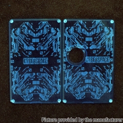 Authentic MK MODS Cyberspace panels for Pulse Aio Mod Kit - Blue