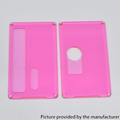 Authentic MK MODS Replacement Front + Back Cover Panel Plate for BB Billet Box - Pink