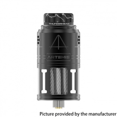 Authentic ThunderHead Creations THC Artemis II TC 25mm RDTA 5.5ml - Black