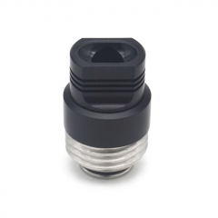 PRC Quantum Style SS Base + POM 510 Drip Tip kit for SXK BB Billet Box Mod Kit - Silver + Black