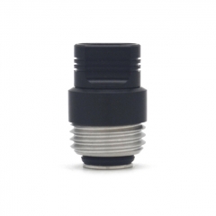 PRC Quantum Style SS Base + POM 510 Drip Tip kit for SXK BB Billet Box Mod Kit - Silver + Black