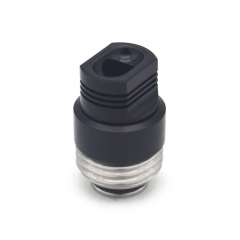 PRC Quantum Style SS Base + POM 510 Drip Tip kit for SXK BB Billet Box Mod Kit - Silver + Black