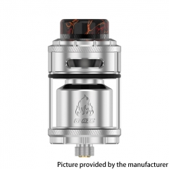 Authentic ThunderHead Creations THC X Mike Vapes The Blaze RTA 2ml / 5.5ml - Sliver