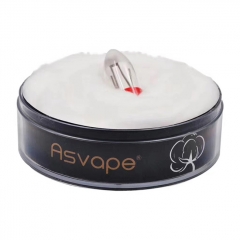 Authentic Asvape Aequitas Natural Organic Cotton + Ni80 Clapton Coils