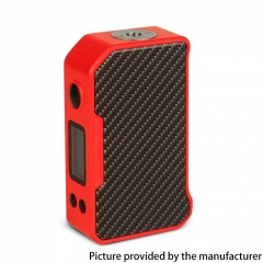 Authentic Dovpo MVP 220W 18650 Box Mod - Carbon Fiber-Red
