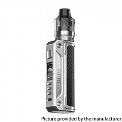Authentic Lost Vape Thelema Solo 100W VW 18650/21700 Mod Kit with UB PRO Pod 5ml - Stainless Steel Carbon Fiber