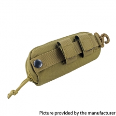 Outdoor Tactical MOLLE Glasses Shockproof Protective Box Portable Sunglasses Pouch Eyewear Carry Case - Black