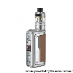 Authentic Voopoo Argus GT II 2 200W VW 18650 Vape Box Mod Kit with Maat Tank 6.5ml 0.15/ 0.2ohm - Silver Grey