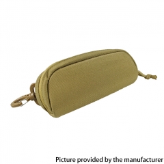 Outdoor Tactical MOLLE Glasses Shockproof Protective Box Portable Sunglasses Pouch Eyewear Carry Case - Khaki
