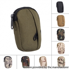 Outdoor Tactical 800D Nylon Wear Belt Waist Bag Pack Cell Phone Case Wallet Pouch Holder For Camping Hiking - Black