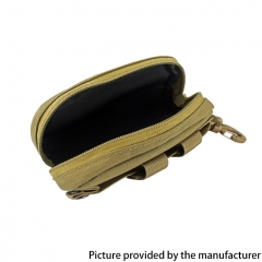 Outdoor Tactical MOLLE Glasses Shockproof Protective Box Portable Sunglasses Pouch Eyewear Carry Case - Black