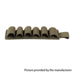 Outdoor Multi Functional Tactical Nylon 6.5 Inch Bulk Tools Velcro Stickers Carrying Storage Bag - Black
