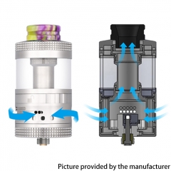 Authentic Steam Crave Aromamizer Plus V3 30mm RDTA Rebuildable Dripping Tank Atomizer 3ml / 12ml - Black