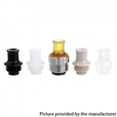 EXO Nave Style Drip Tip for SXK BB Billet Box Mod Kit - Stainless Steel Base + PEEK + POM + PEI + PC Mouthpiece 5PCS