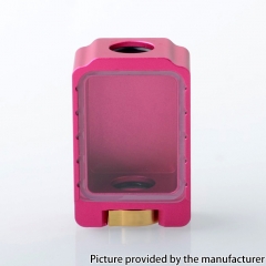Yec Style Aluminum Alloy Boro Tank with Air Intake Adjustment Function for SXK BB Billet AIO Box Mod Kit - Purple Red
