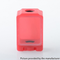 Yec Style POM Boro Tank with Air Intake Adjustment Function for SXK BB Billet AIO Box Mod Kit - Red