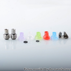 Monarchy Cyber Style BB Billet Drip Tip Set  DL / MTL SS 510 Connectors + 6PCS Mouthpieces