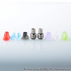 Monarchy Cyber Style BB Billet Drip Tip Set  DL / MTL SS 510 Connectors + 6PCS Mouthpieces