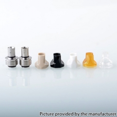 Monarchy Cyber Style BB Billet Drip Tip Set DL  MTL SS 510 Connectors + 5PCS Mouthpieces