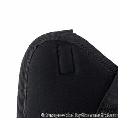 Outdoor Tactical Nylon Adjustable Cross Body Shoulder Buckle Holster for Large Frame 1911A1 .45 92F 9mm Pistol - Black