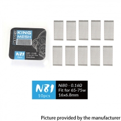 Coil Father King Ni80 Mesh Core for 65W 75W 0.16ohm 10PCS - N81