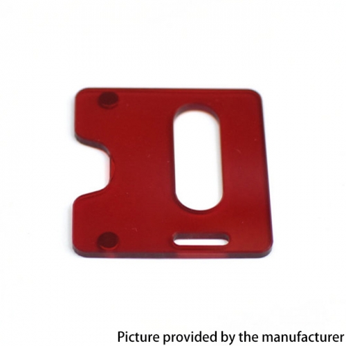MK MODS Acrylic Panel for Hussar BXR Style AIO VW Box Mod - Red