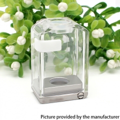 SXK Limelight Style PCTG + 316SS AIO Tank for SXK BB Billet Box 5ml - Translucent + Silver