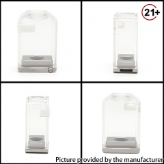 SXK Limelight Style PCTG + 316SS AIO Tank for SXK BB Billet Box 5ml - Translucent + Silver