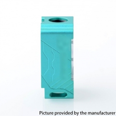 Mission XV Style Aluminum Space Pod Boro Tank for SXK BB Billet AIO Boxx Delro Box Mod Kit - Cyan
